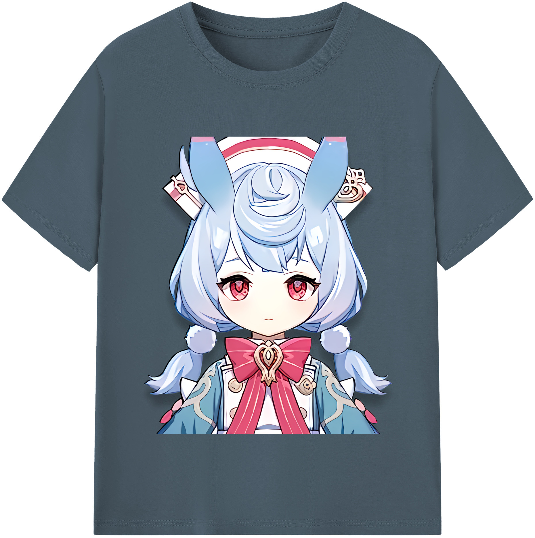げんし神 シゲウィン genshin Shigewin 綿100％半袖Tシャツ（フロントプリント）